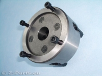 4-Jaw chuck 125 mm with cylindrical mount eccentric clamping