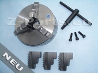 3-Jaw chuck 160 mm with cylindrical mount