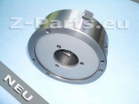 4-Jaw chuck 200 mm with cylindrical mount centric clamping